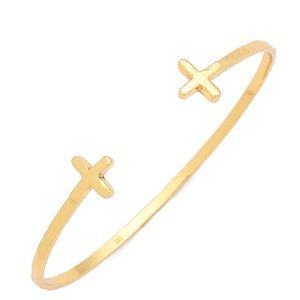Gorjana cross over cuff bracelet